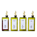 Olive Oil Dispenser Bottle for Kitchen (Golden, 4 Pack)