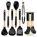 Kitchen Utensils Set (Black-7Max)
