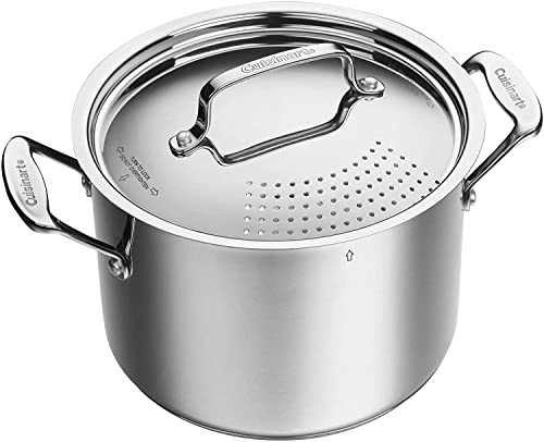 766S 22 6 Qt. Stainless Steel Pasta Pot w (6.3 Quarts)