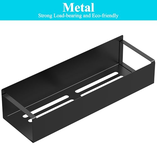 Metal Magnetic Water Bottle Holder for Refrigerator (4 Pack / Jet Black)