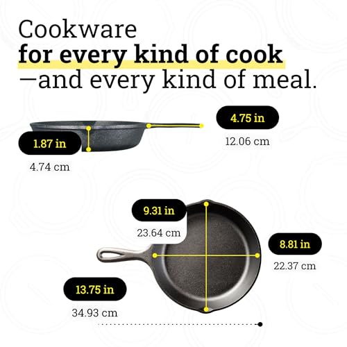 Pre Seasoned Cast Iron Skillet (Skillet / 9-inch)
