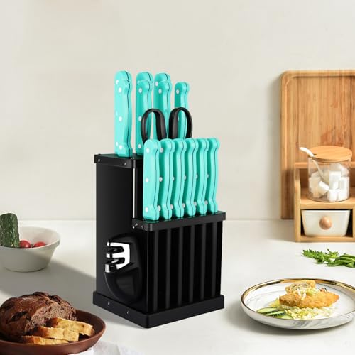 16 Piece Kitchen Knife Set with Block