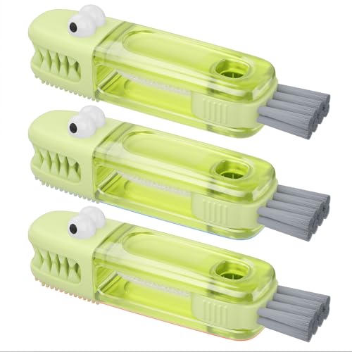 3 in 1 Cup Lid Gap Cleaning Brush Set (Green)