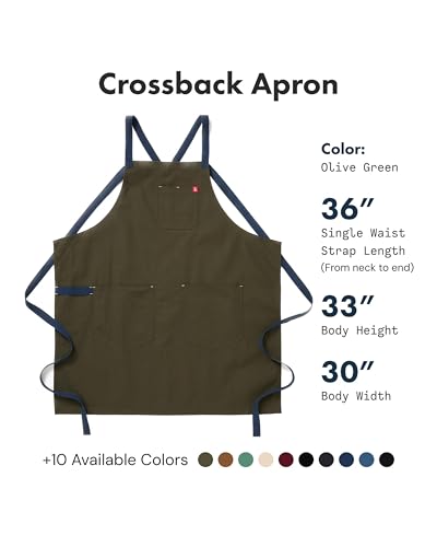 Crossback Chef Apron (Denver Brown)
