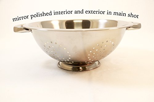 Heavy Duty Stainless Steel Colander 5 Qt (5 Qt (Pack of 1))