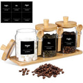 3 Pcs Glass Coffee Container Set (20 oz)