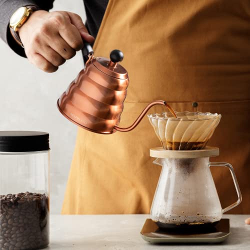 Gooseneck Pour Over Coffee Kettle (Bronze)