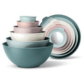 Mixing Bowls with TPR Lids (Pink and Teal TPR Lids)