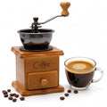 Vintage Wooden Manual Coffee Grinder (Flaxen)