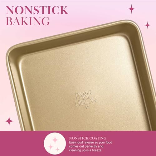 Nonstick Carbon Steel Bakeware Collection (Pink / 9" Square Cake Pan)