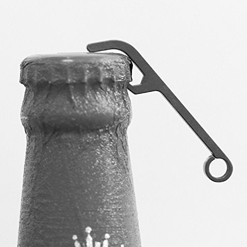 Ultra Lightweight Titanium Keychain Bottle Opener with Key Ring (XKBO-901)