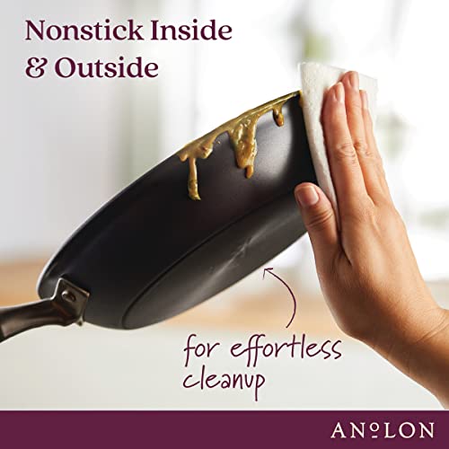 Advanced Home Hard Anodized Nonstick Frying Pan (Moonstone / Skillet w/ Helper Handle (14.5-Inch))