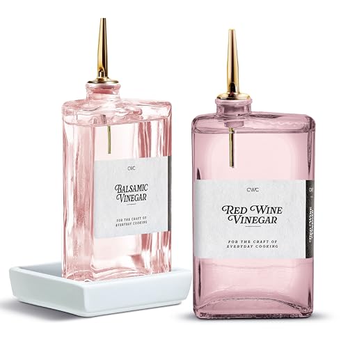Olive Oil Dispenser Bottle (Pink / 2 Pack)