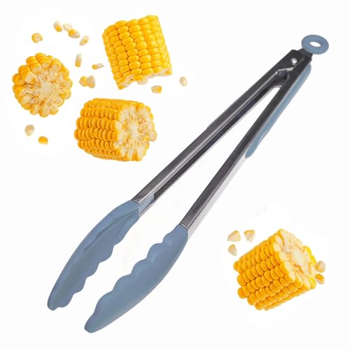 Starpack Get a Grip Silicone Kitchen Tongs (12" Single / Light Blue)