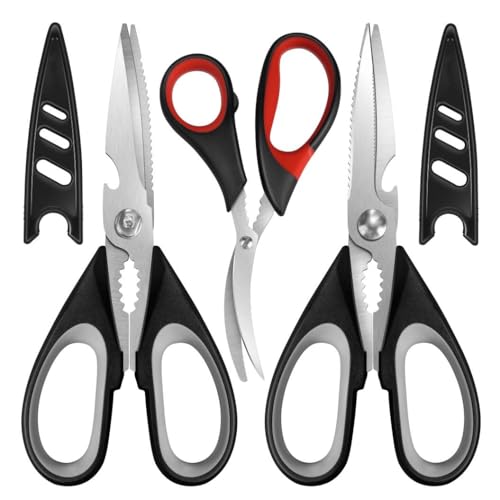 All Purpose Kitchen Shears with Protective Sheath