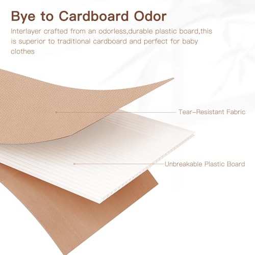 Drawer Organizer Clothes (Brown / 21PACK)