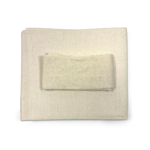 Natural Pastry Cloth 20"x24" with 15”Rolling Pin Cover