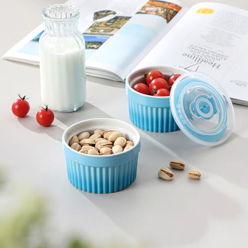 6 oz Ramekins with Lid (Blue / 6 oz)