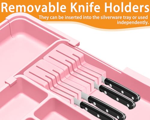 Silverware Organizer (Pink)