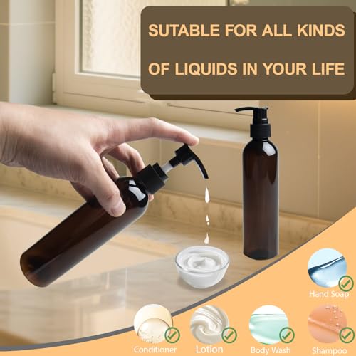 Body Oil Container with Lotion Pump