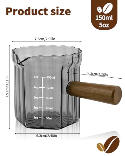 Espresso Measuring Cup 5 Oz (Gray / 5 oz)