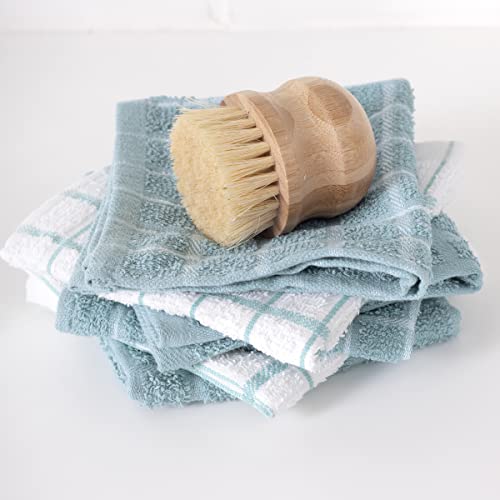 100% Terry Cotton (Dew / 6-Pack - Dish Cloths)