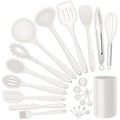 Silicone Kitchen Utensils Set (23 Pieces / White)