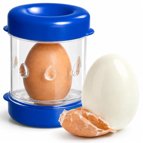 The Negg Boiled Egg Peeler (Blue)