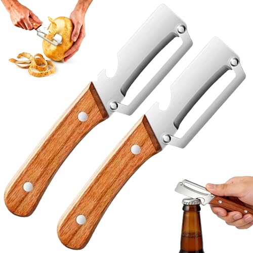 2PCS Multifunctional Vegetable Peeler with Bottle Opener (2 PCS)