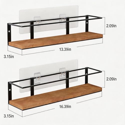 Spice Rack Self (2 Pack- Brown)