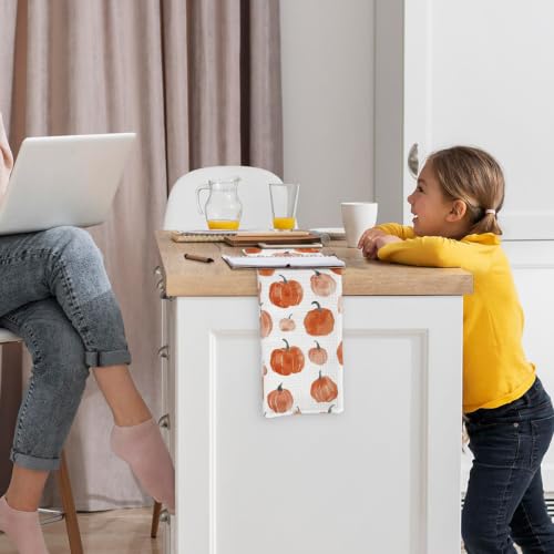 Fall Pumpkins Kitchen Towels (Autumn Pumpkins)