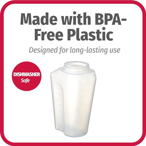 1 Quart Bottle with Snap Lock Easy (1 Pack)