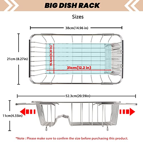 Sink Dish Drainer Rack (Small Dish Drying Rack)