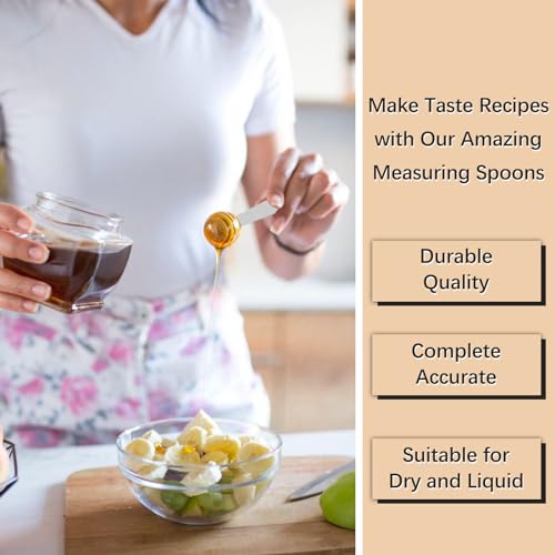 2PCS 1/2Tbsp(1.5tsp, 7.5ml) Measuring Spoon, Stainless Steel Teaspoon (1/2tbsp)