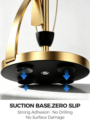Gold Paper Towel Holder Countertop (Gold / Suction Base)