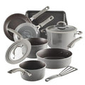 Cook + Create Aluminum Nonstick Cookware Set (Gray / Cookware Set (10 Piece))