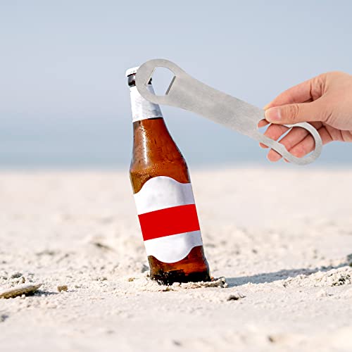 2 Pcs V Rod Bottle Opener Bartender (Silver)