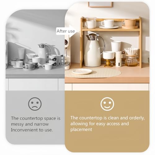 Natural Bamboo Coffee Station Organizer (Natural Bamboo)