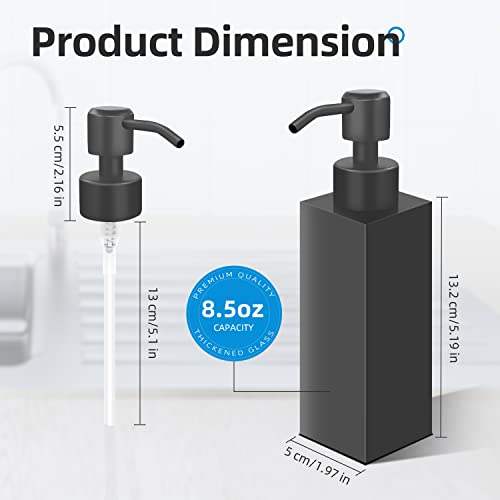 Black Soap Dispenser (Square-black)