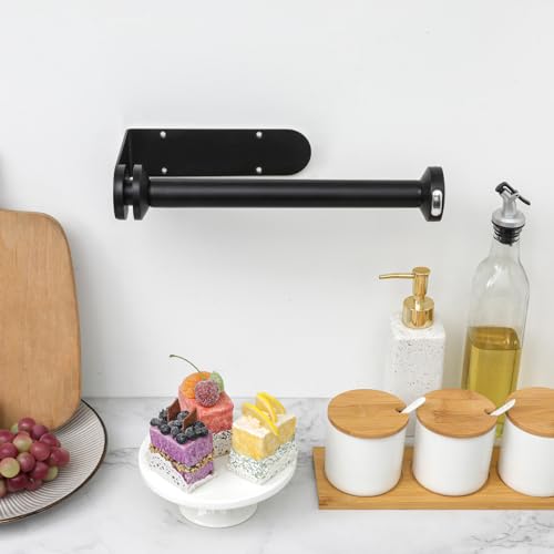 Under Cabinet Paper Towel Holder (Black)