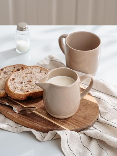13oz Creamer with Handle (13 Ounces / Cinnamon Brown)