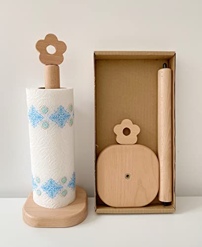 Paper Towel Holder (Lovely Flower)