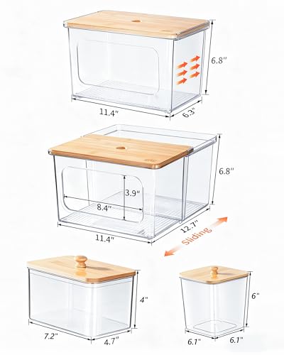 Trash Bag Dispenser Dishwasher Pods Container Under Sink Organizer (5 in 1)
