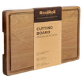 Large Acacia Wood Cutting Board for Kitchen (17"L x 12"W)