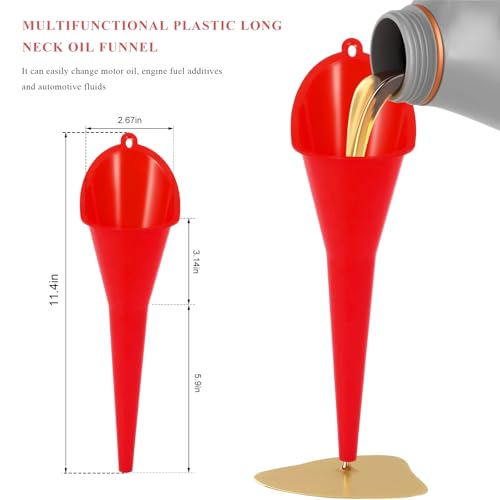 Oil Funnel Multi (Red, 1 PCS)