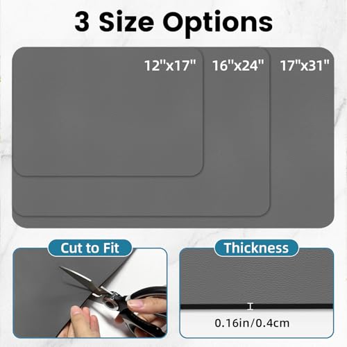 17x12 Inch Coffee Mat (Gray / 17" x 12")