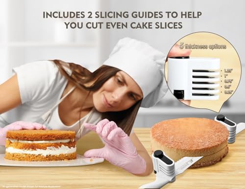 Upgrade Bread Knife for Homemade Bread (White)
