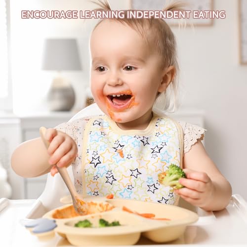 Silicone Baby Feeding Spoons (Pink)