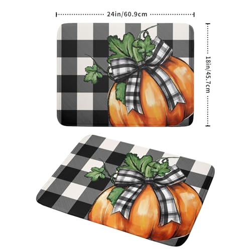18"x24" Fall Decorative Dish Drying Mat (24" x 18")