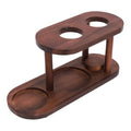 Solid Wood Pour Over Coffee Station with Elevated Dripper Stand